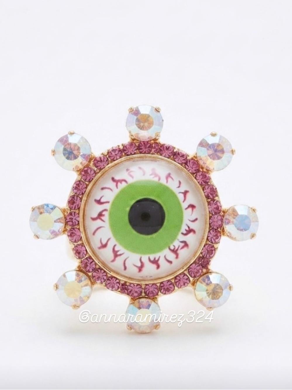 NWT ⚜️🖤⚜️ BETSEY JOHNSON EYEBALL RING
